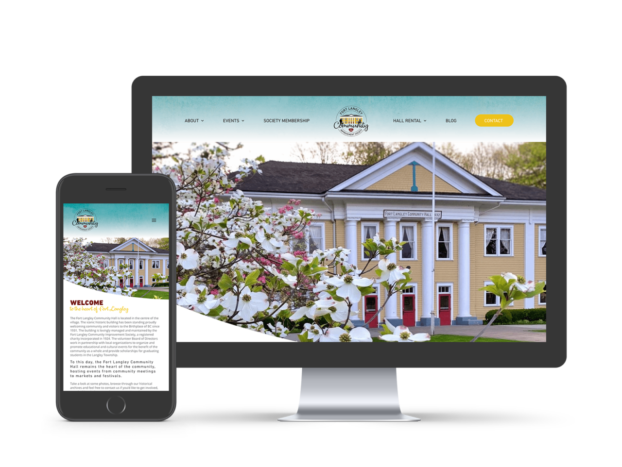 Fort Langley Community Improvement Society Flying Horse Design Studio